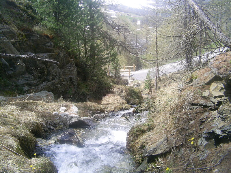Stream in a mountain valley