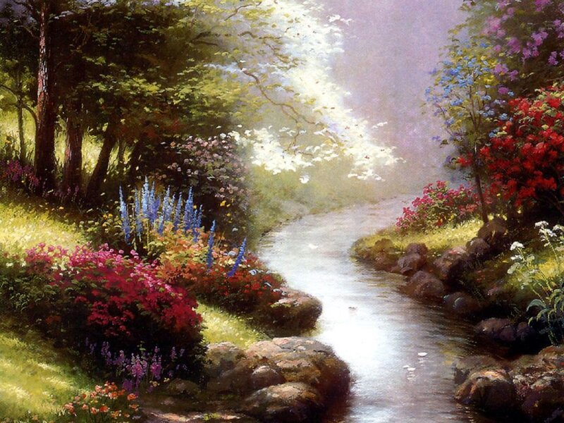 Stream in Garden