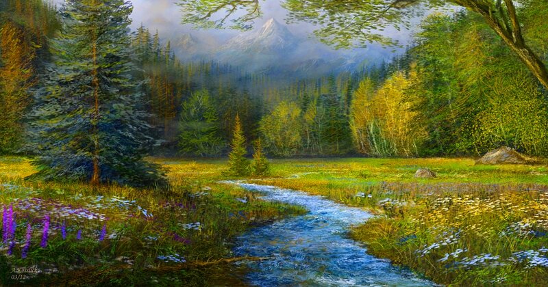 Stream in Meadow