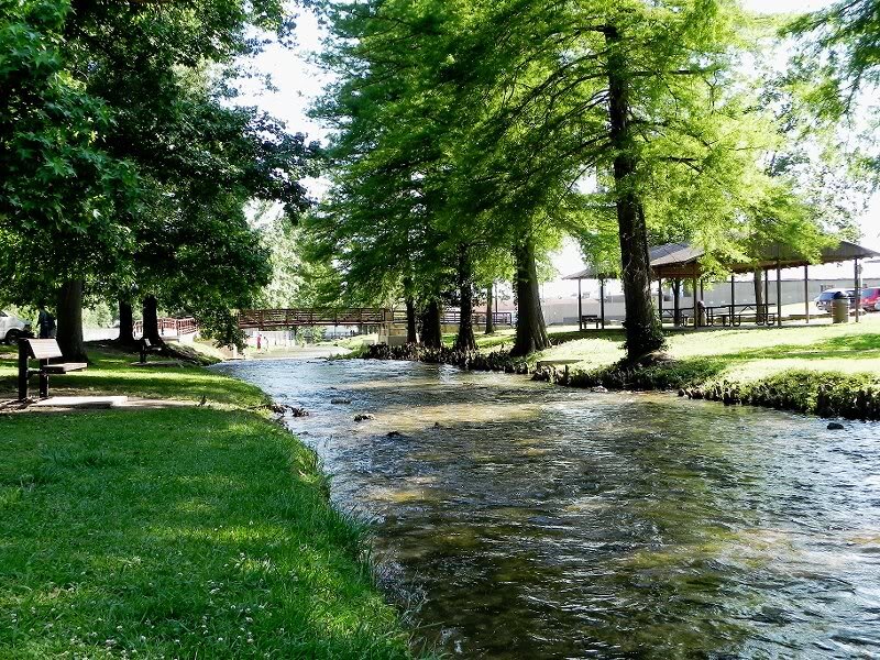 Stream in Park — Green