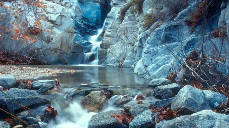 Stream in Rocky Canyon — Blue