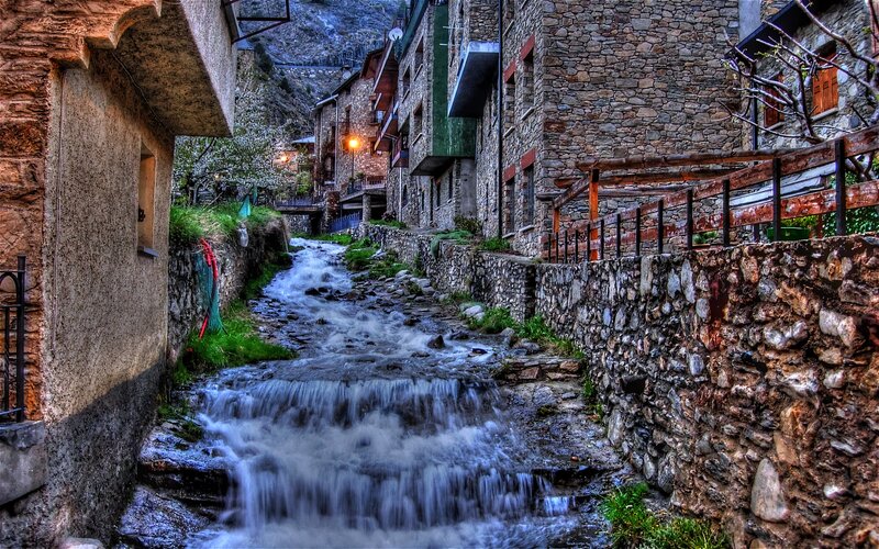 Stream in Stone Village
