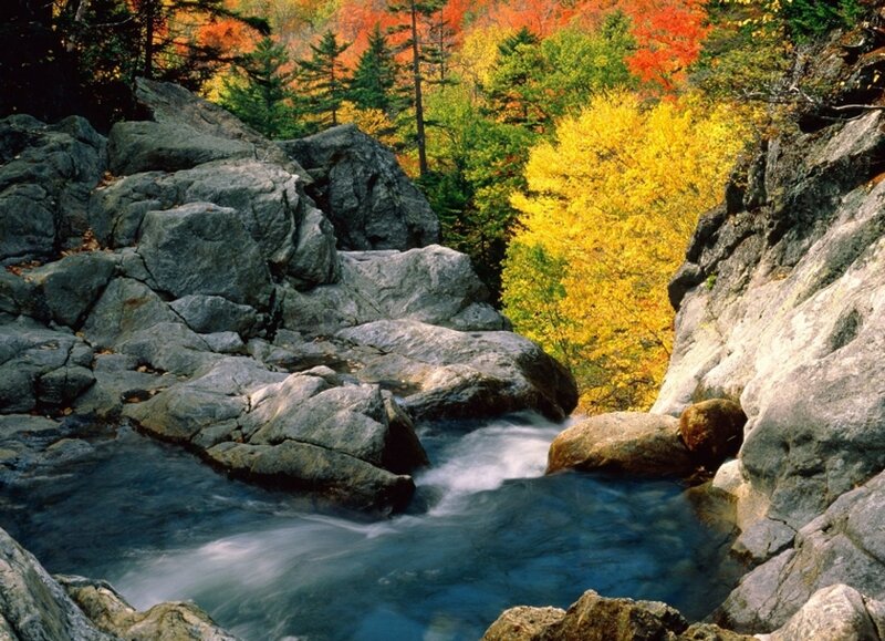 Stream Through Rocky Canyon