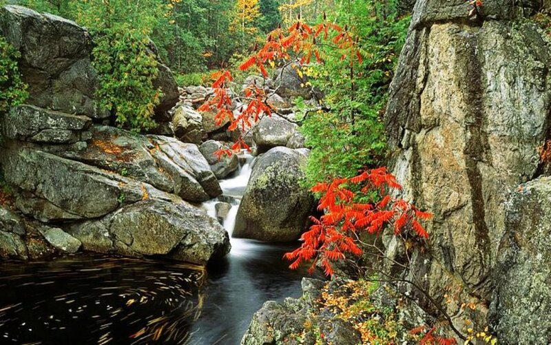 Stream Through Rocky Gorge