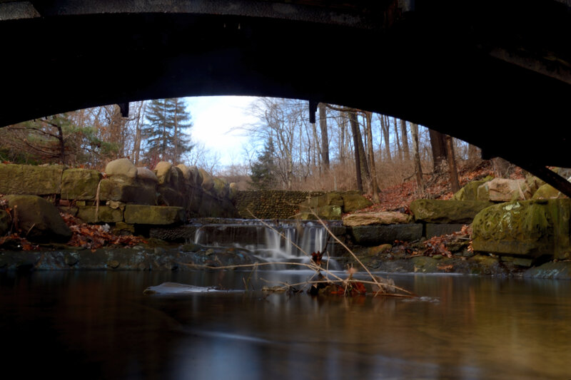 Stream under a Bridge — Brown