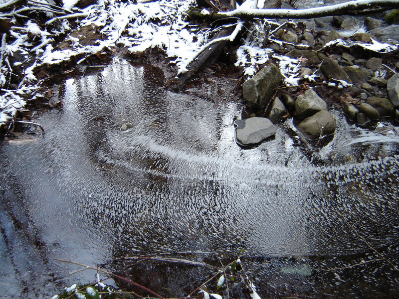 Stream with Ice and Snow