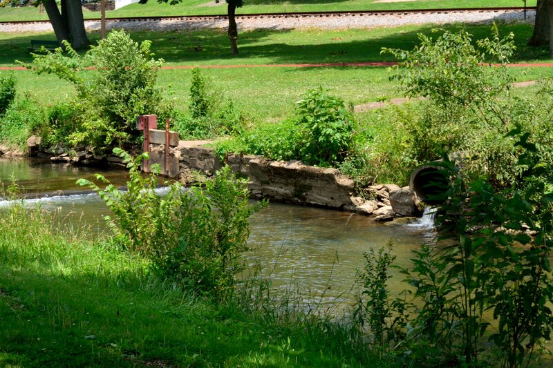 Stream with Pipe Outlet