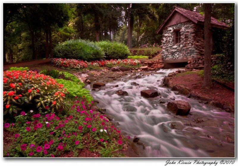 Stream with Stone Cabin