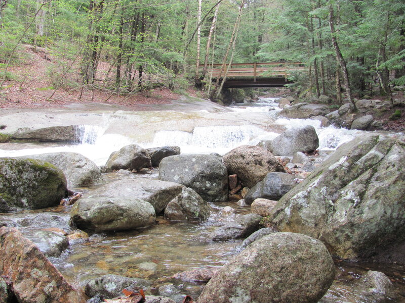Stream with Waterfall — Green, Serene, Spring