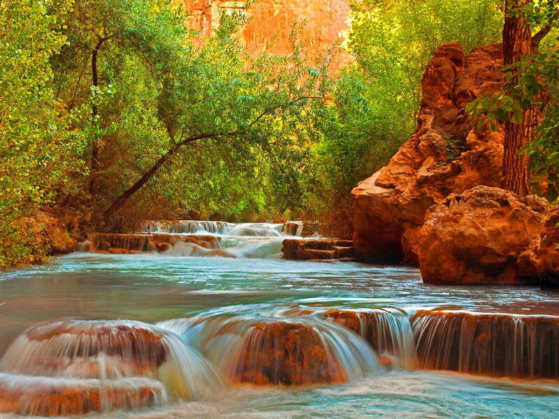 Stream with Waterfalls