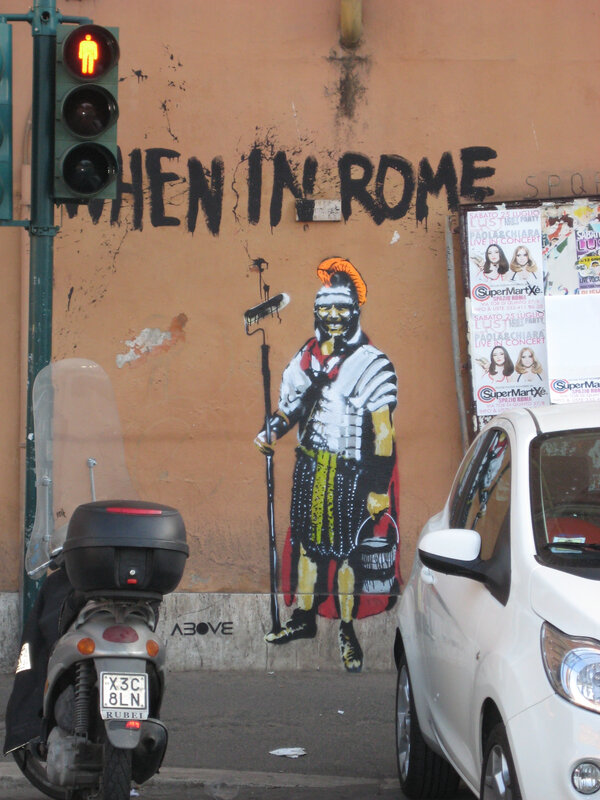 Street art in Rome