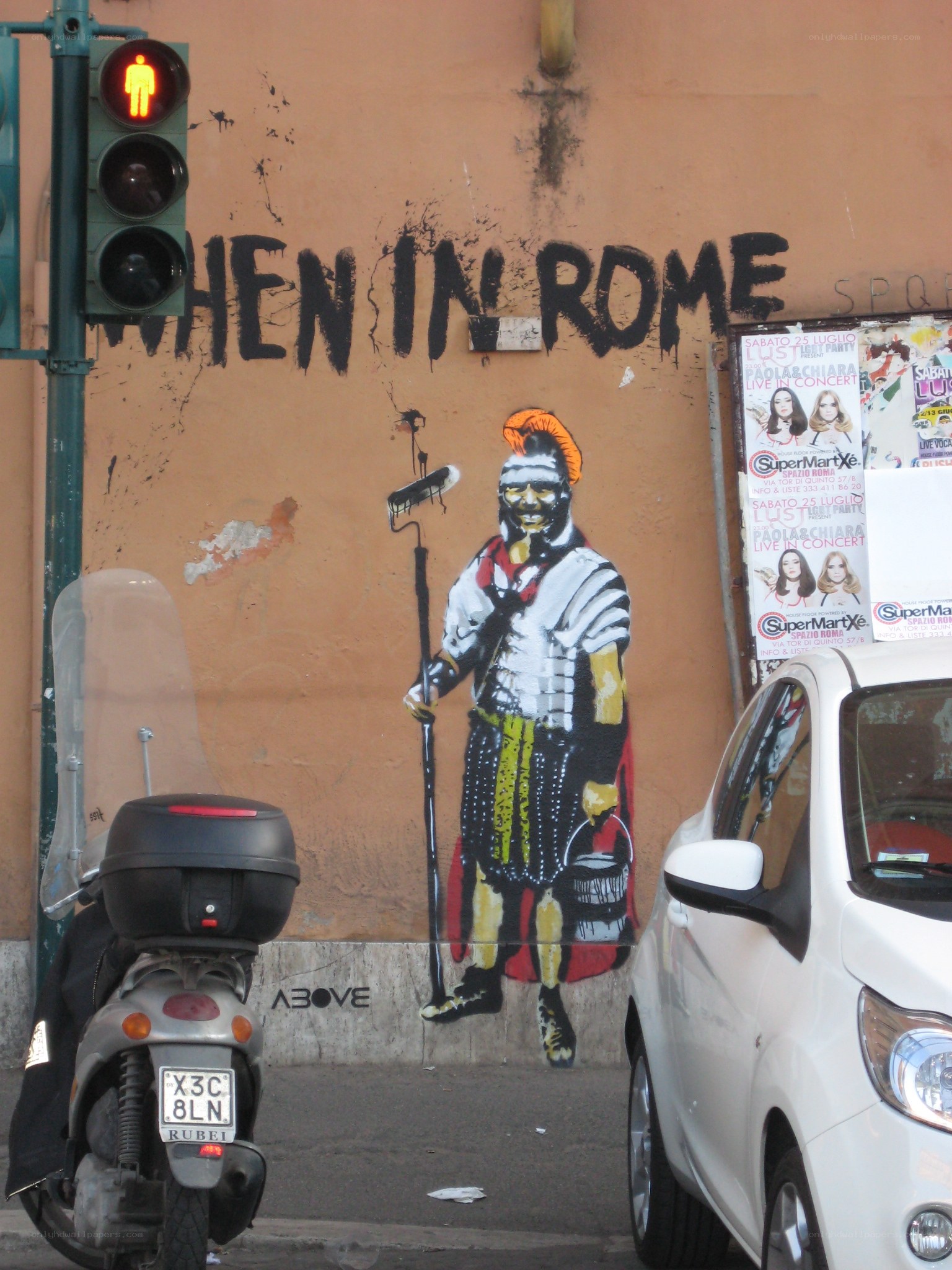 Street art in Rome