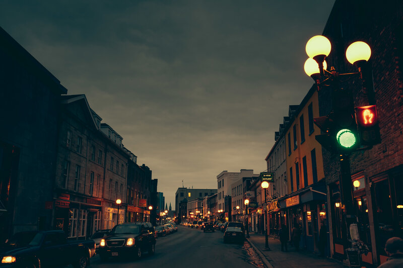 Street at Dusk