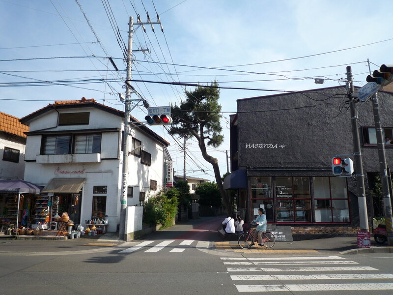 Street corner in Matsudo, Japan