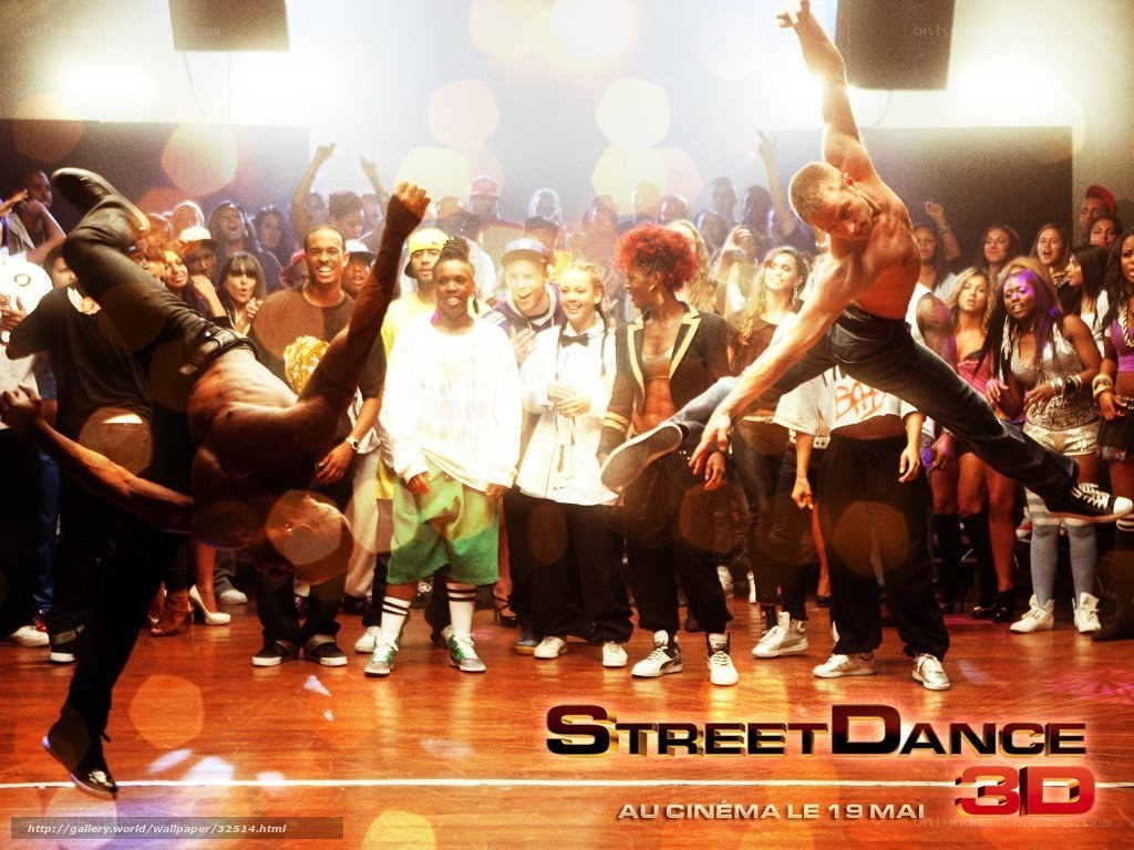 Street dance performers in action