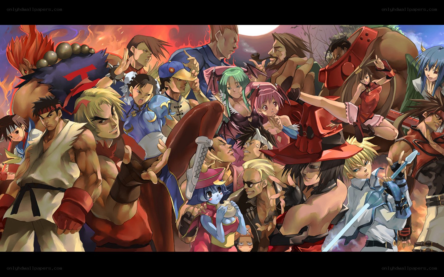 Street Fighter and fighting game characters