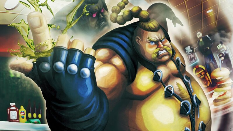Street Fighter character artwork