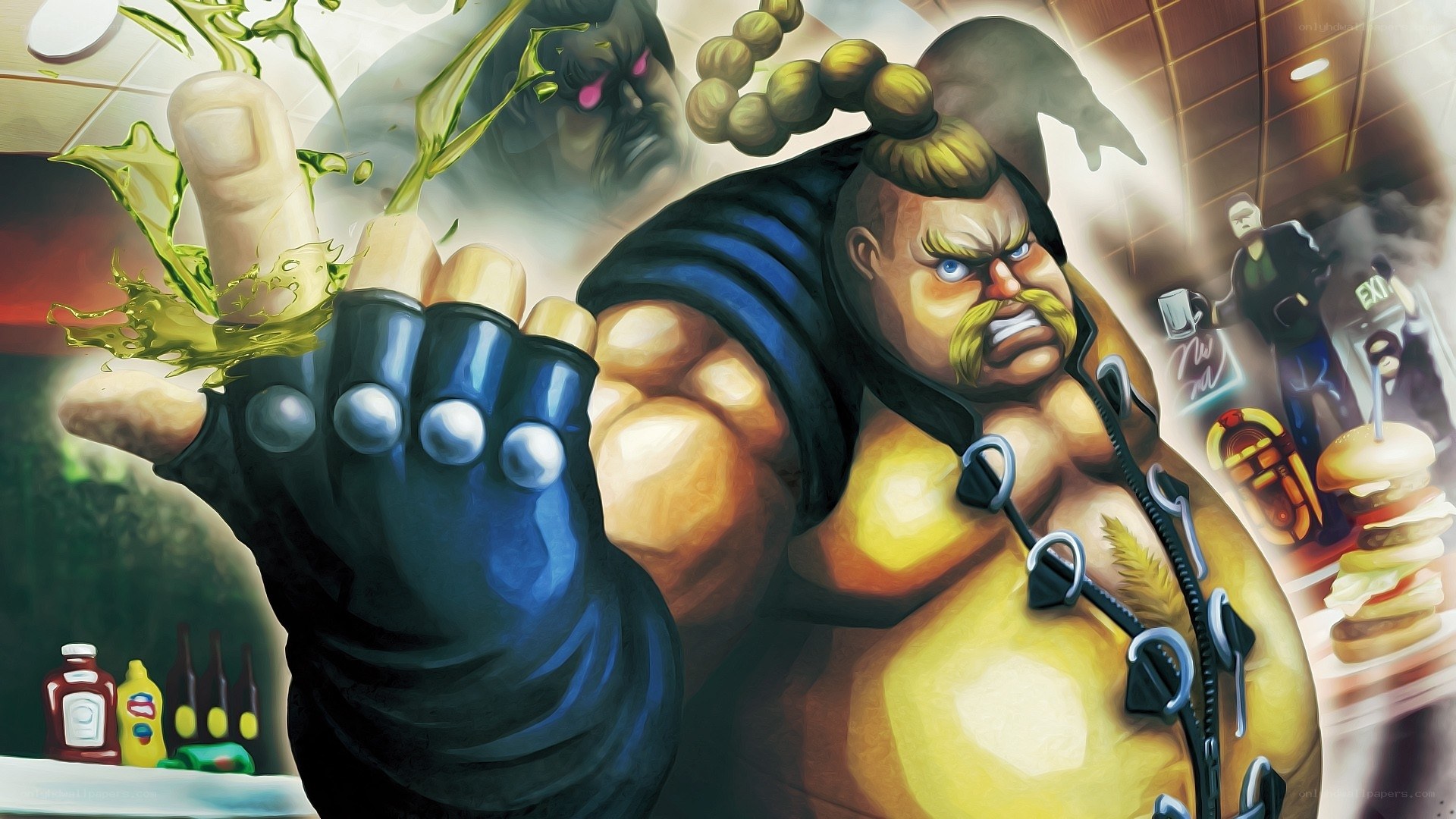 Street Fighter character artwork