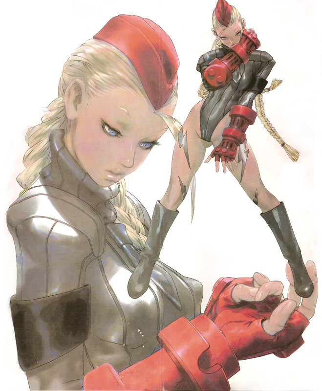 Street Fighter character illustration