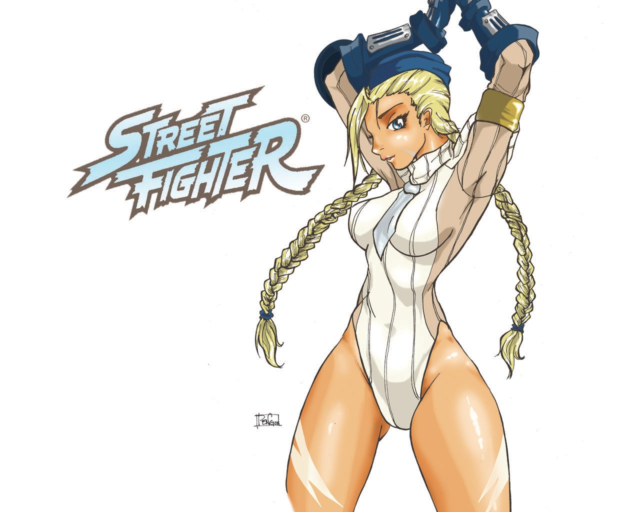 Street Fighter character illustration