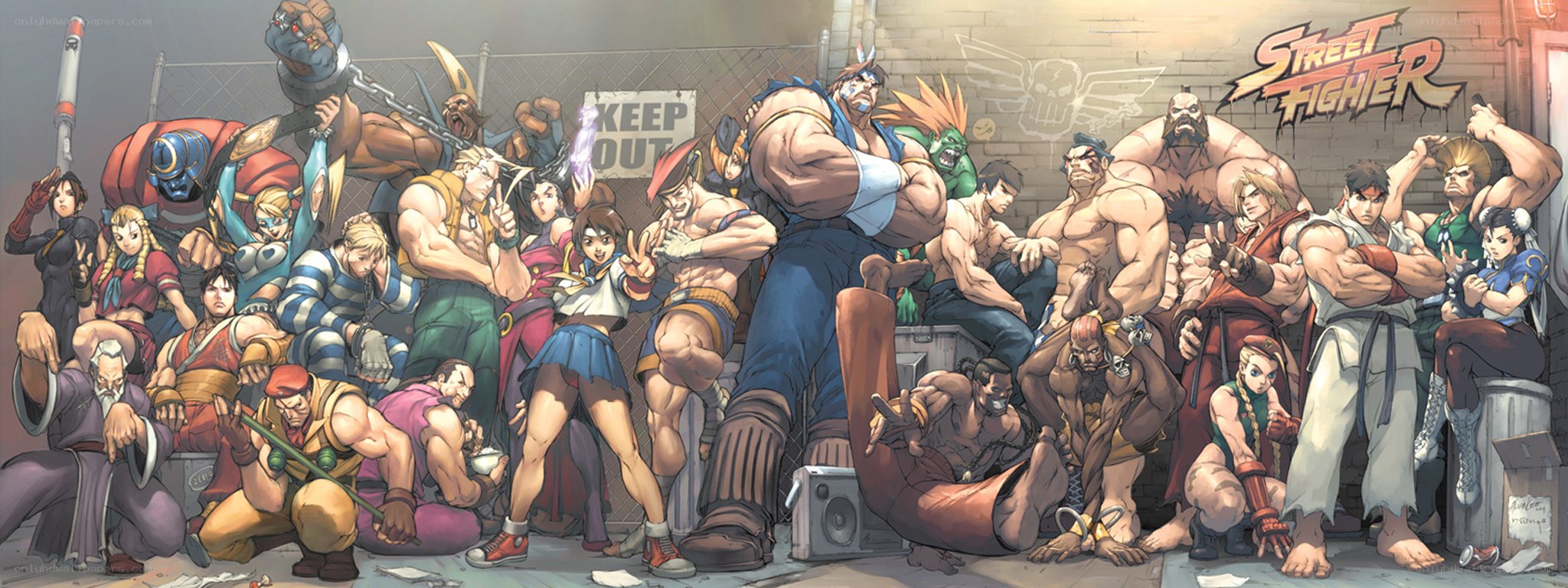 Street Fighter character lineup