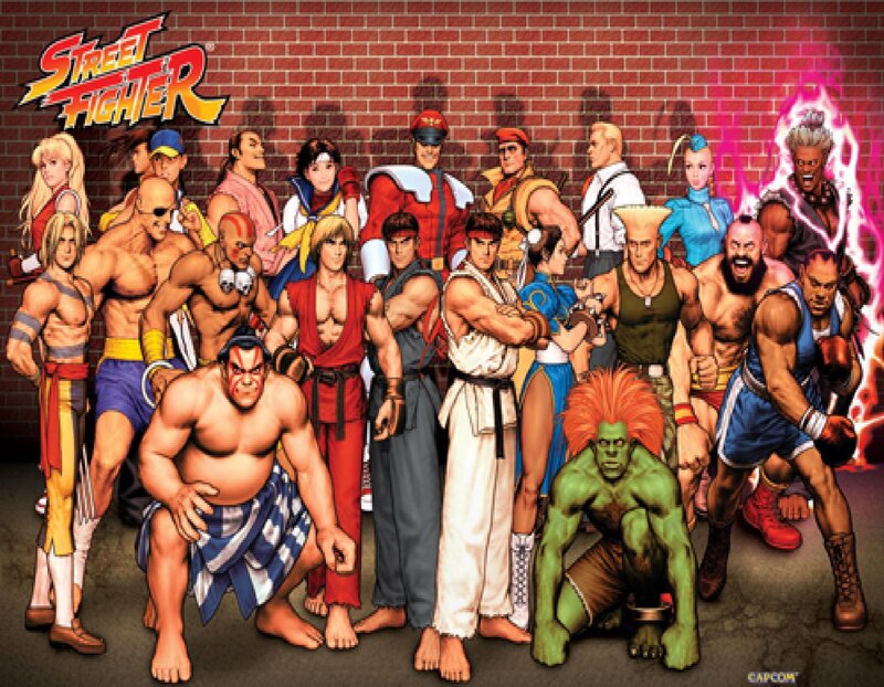 Street Fighter character lineup