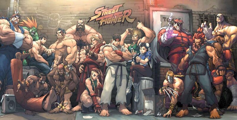 Street Fighter character lineup