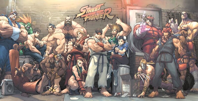 Street Fighter character lineup