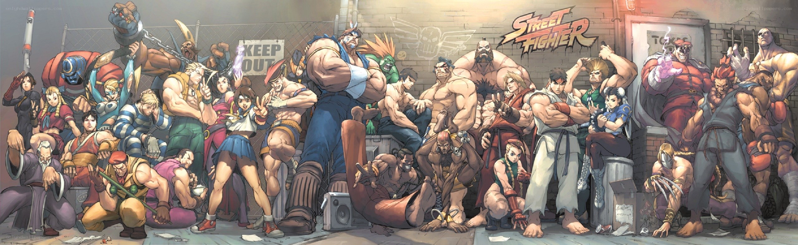 Street Fighter character lineup
