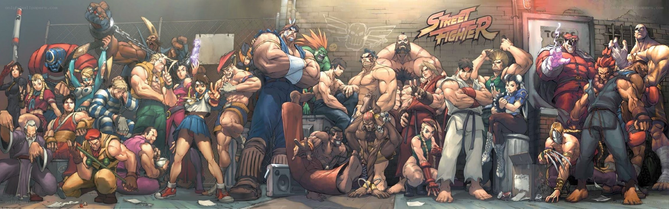 Street Fighter character lineup