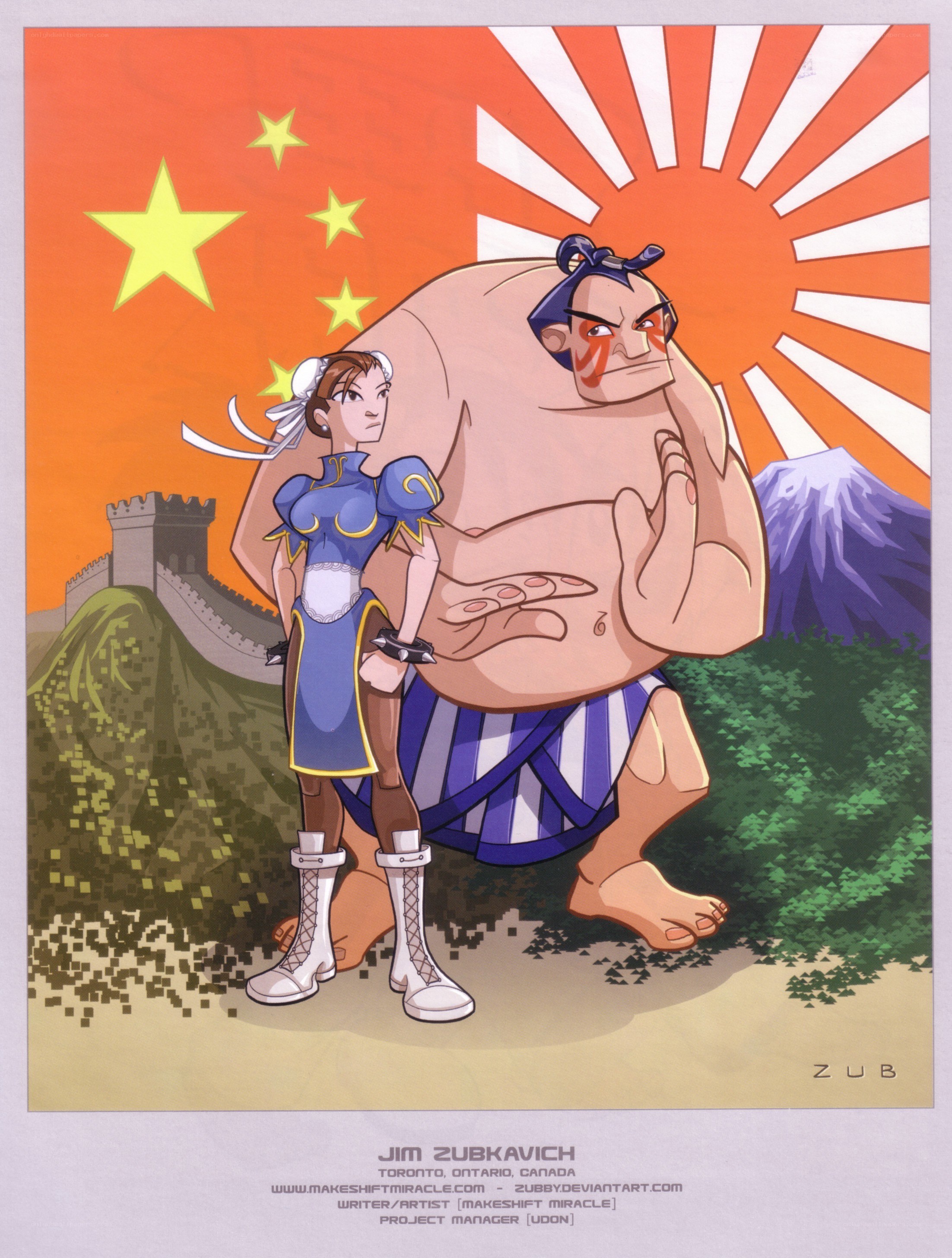 Street Fighter characters art