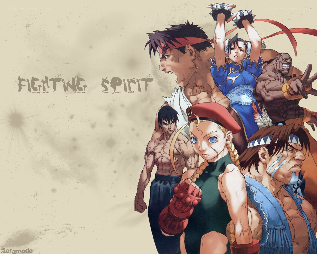 Street Fighter characters artwork