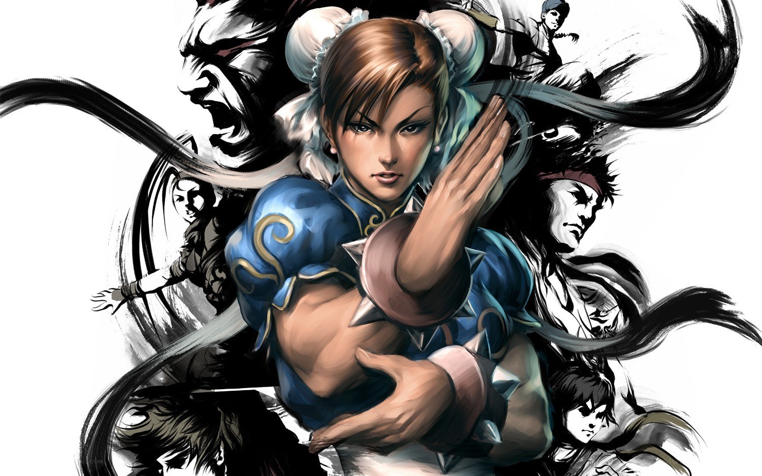 Street Fighter characters artwork