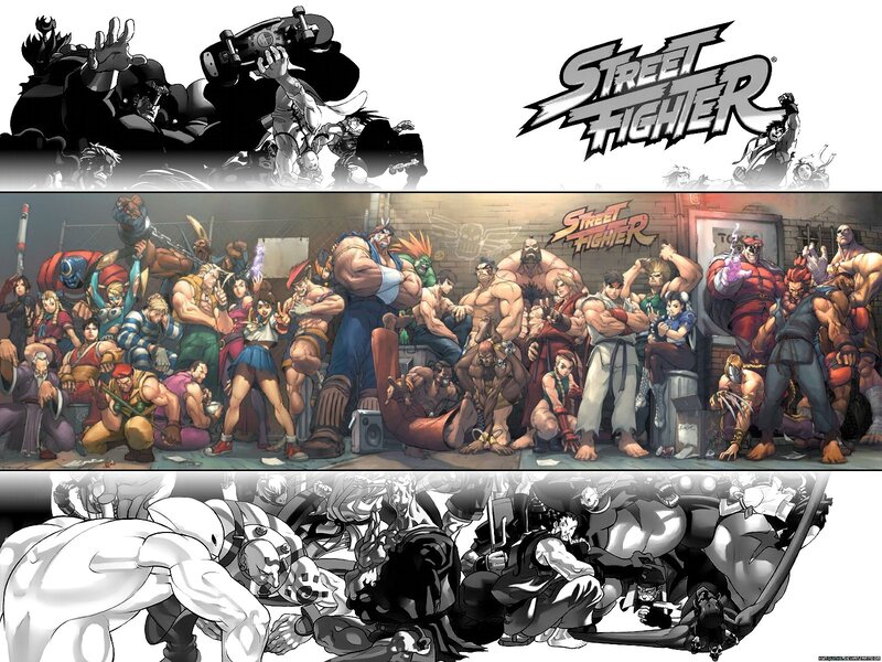 Street Fighter Characters — Black