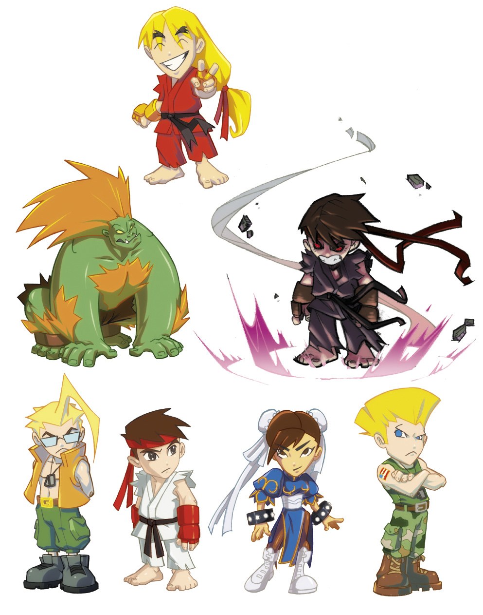 Street Fighter characters collection