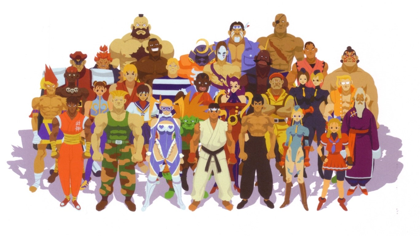 Street Fighter characters group