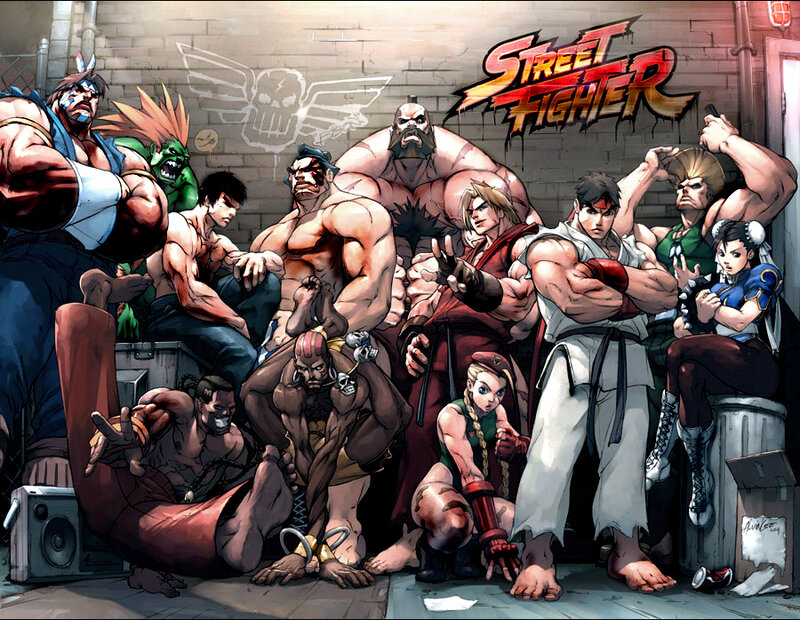 Street Fighter characters group