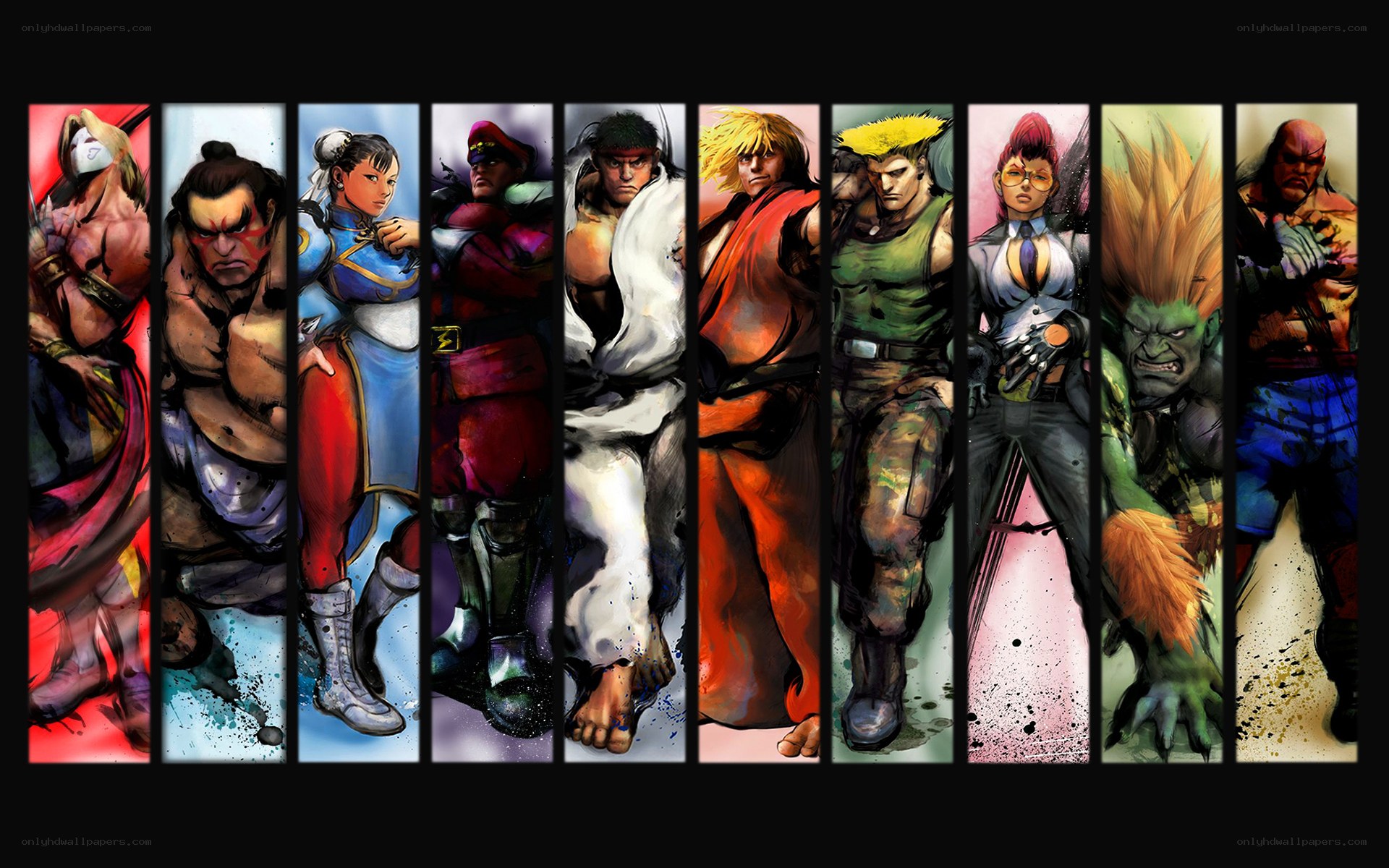 Street Fighter characters lineup