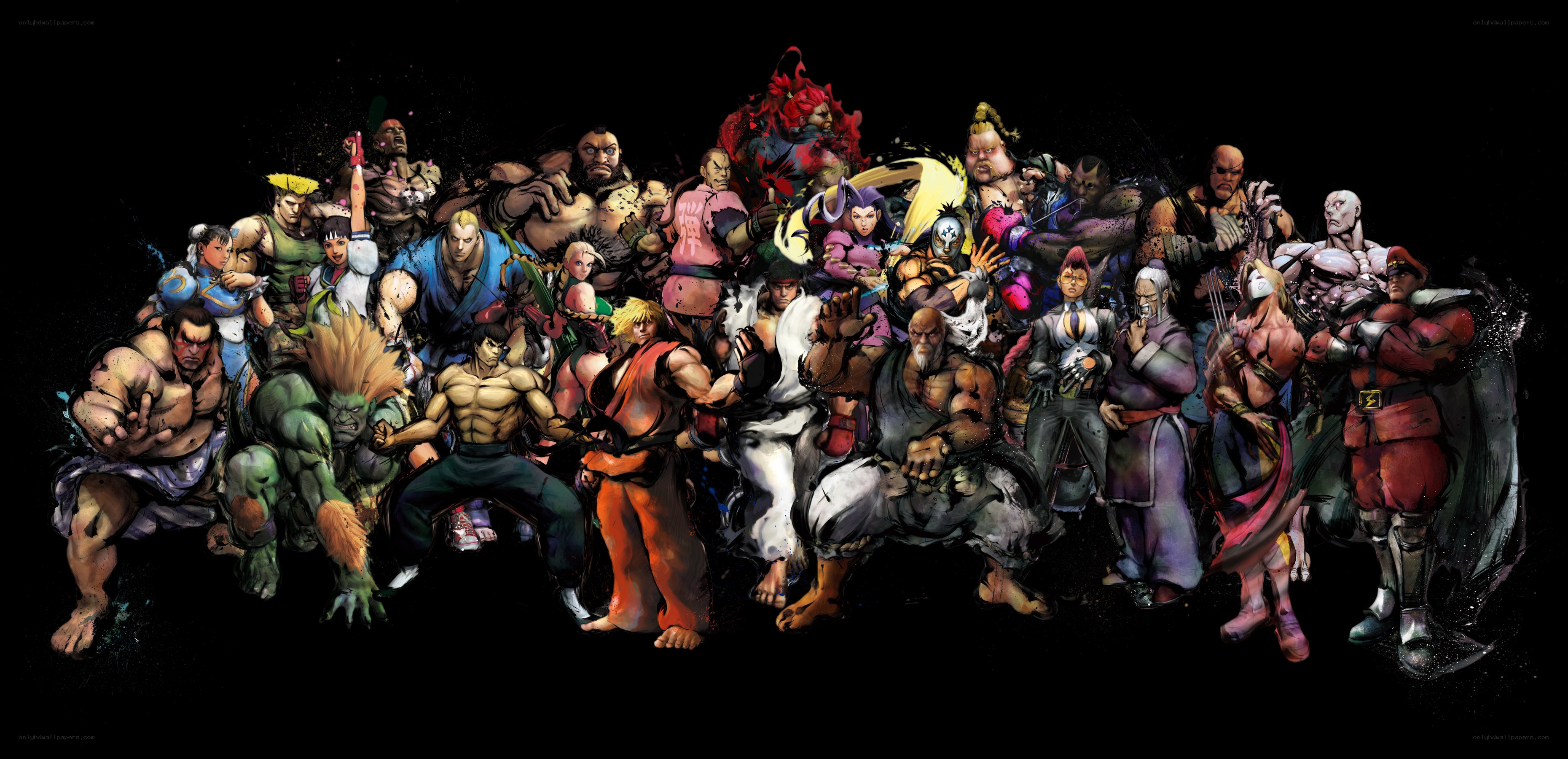 Street Fighter characters lineup