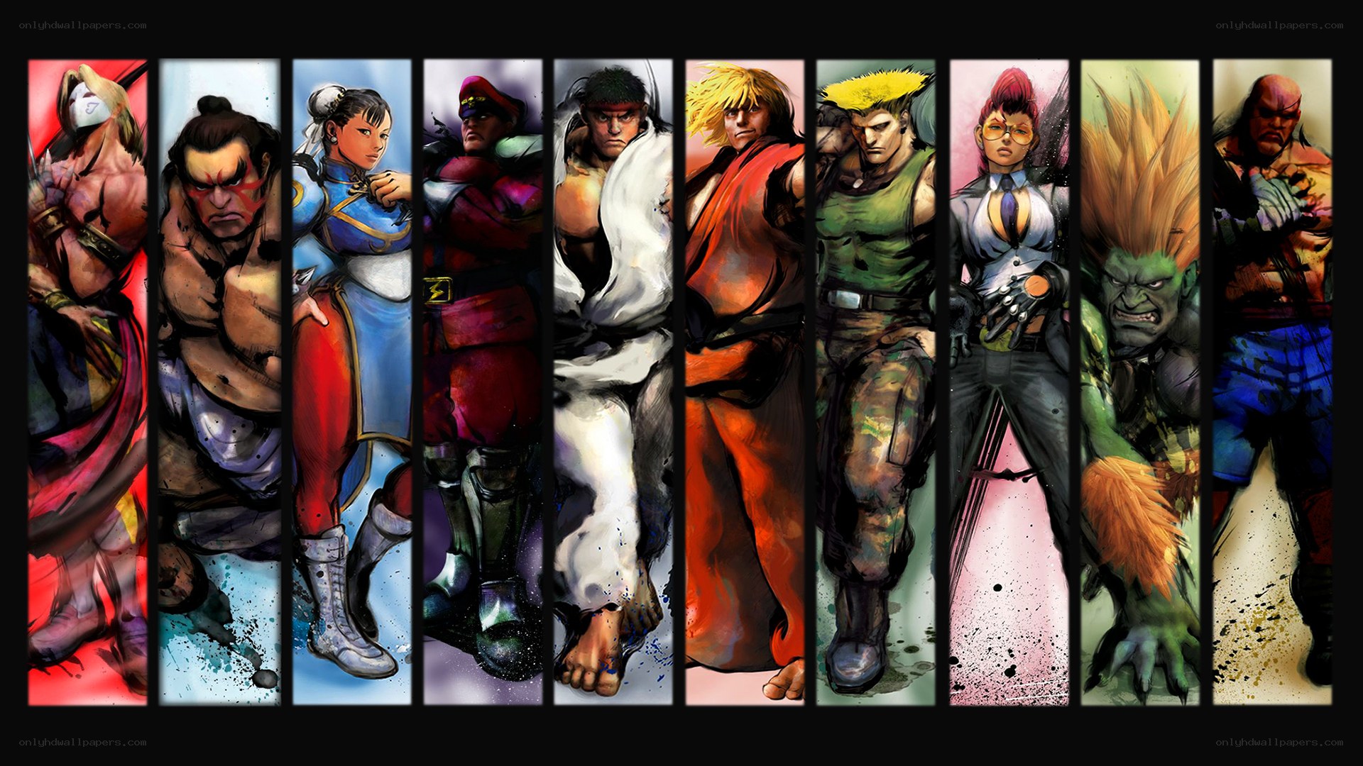 Street Fighter characters lineup