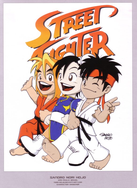 Street Fighter chibi characters