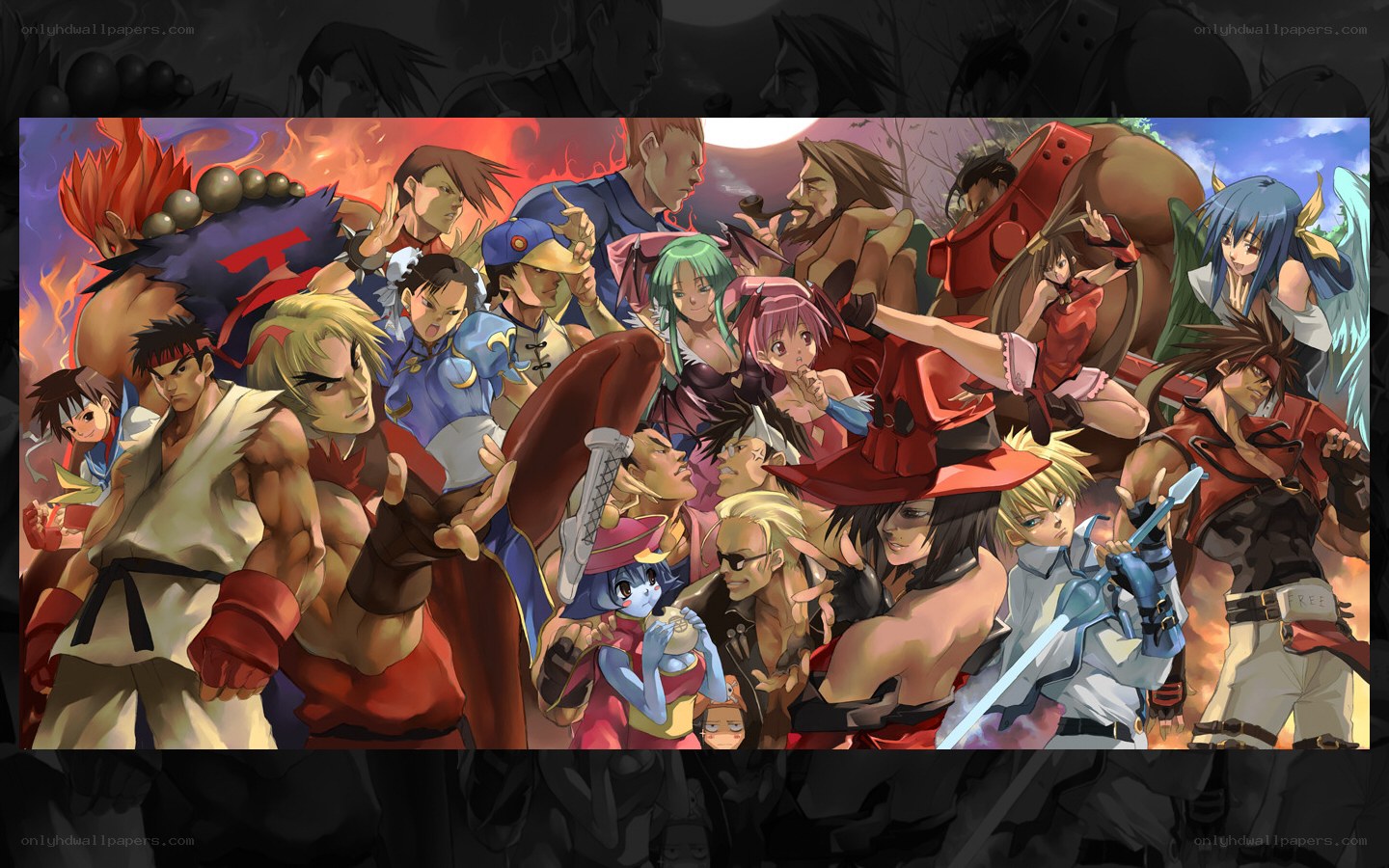 Street Fighter crossover art