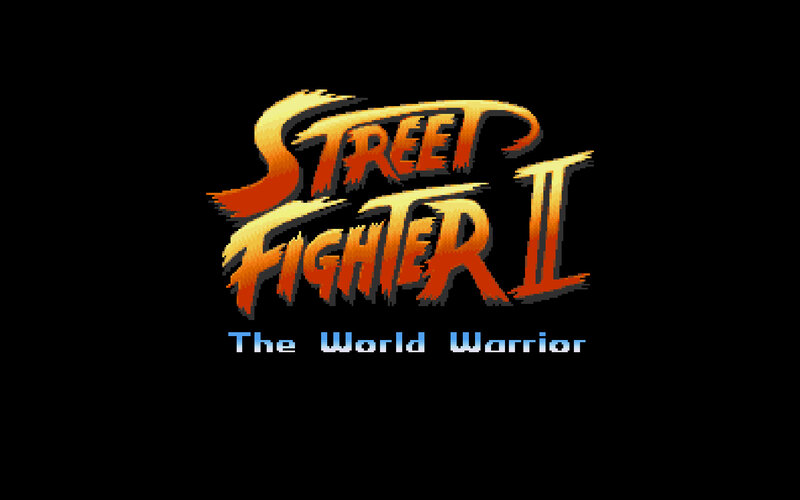 Street Fighter II title screen