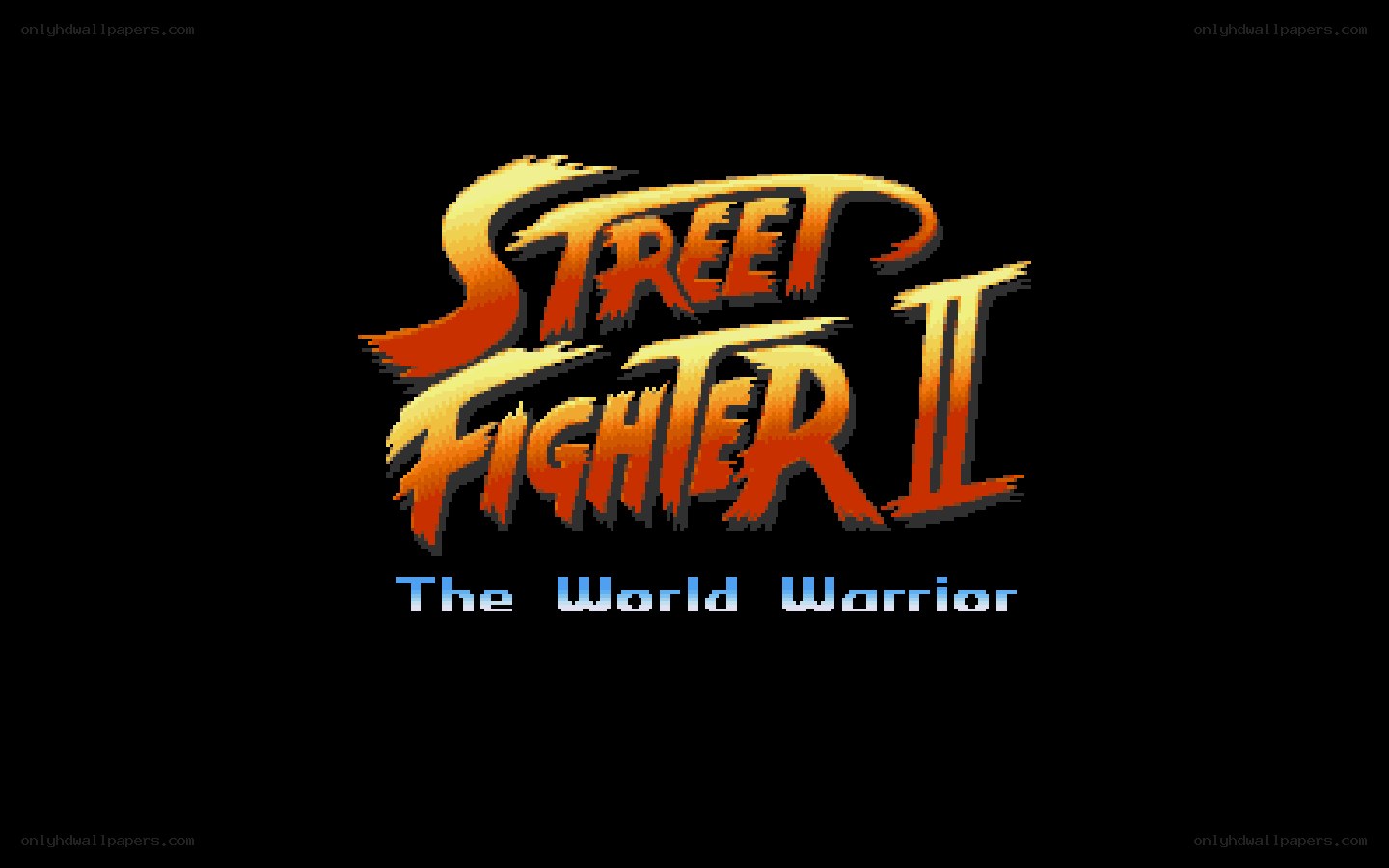 Street Fighter II title screen