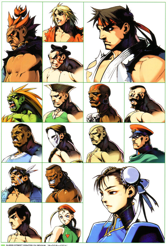 Street Fighter IX Revival characters