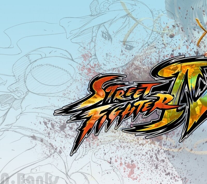 Street Fighter Logo — Yellow