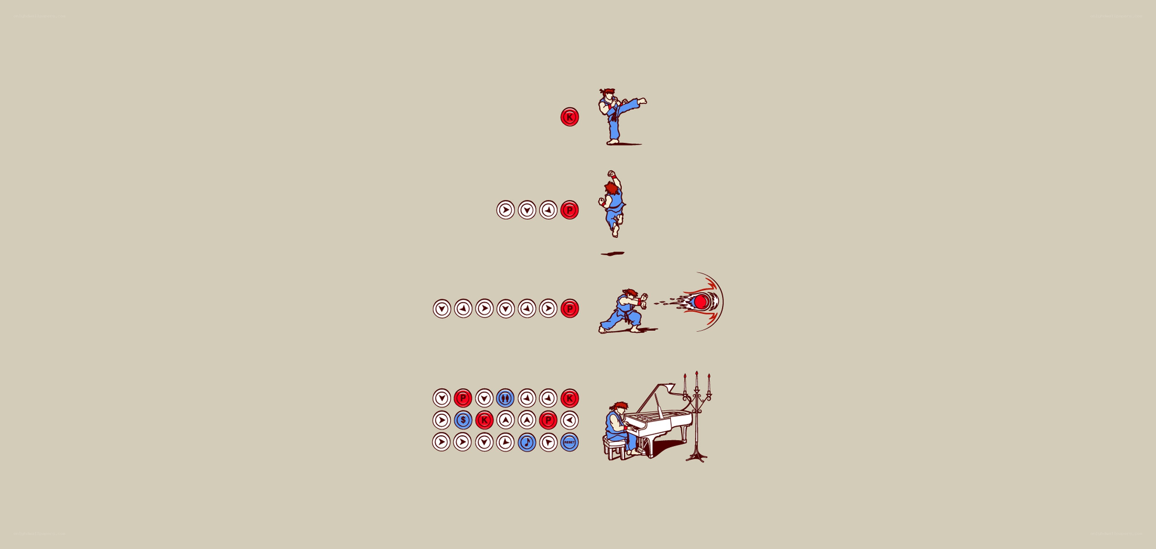 Street Fighter move inputs
