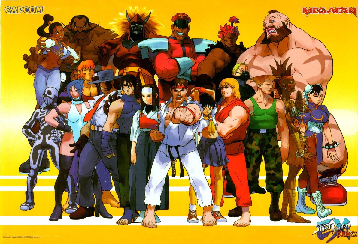 Street Fighter X Mega Man characters