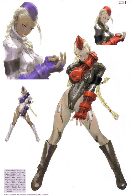 Street Fighter Zero 3 character designs