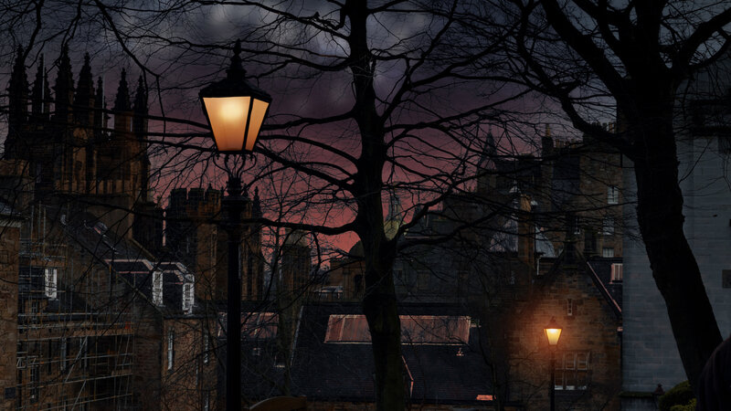Street Lamp in Cityscape